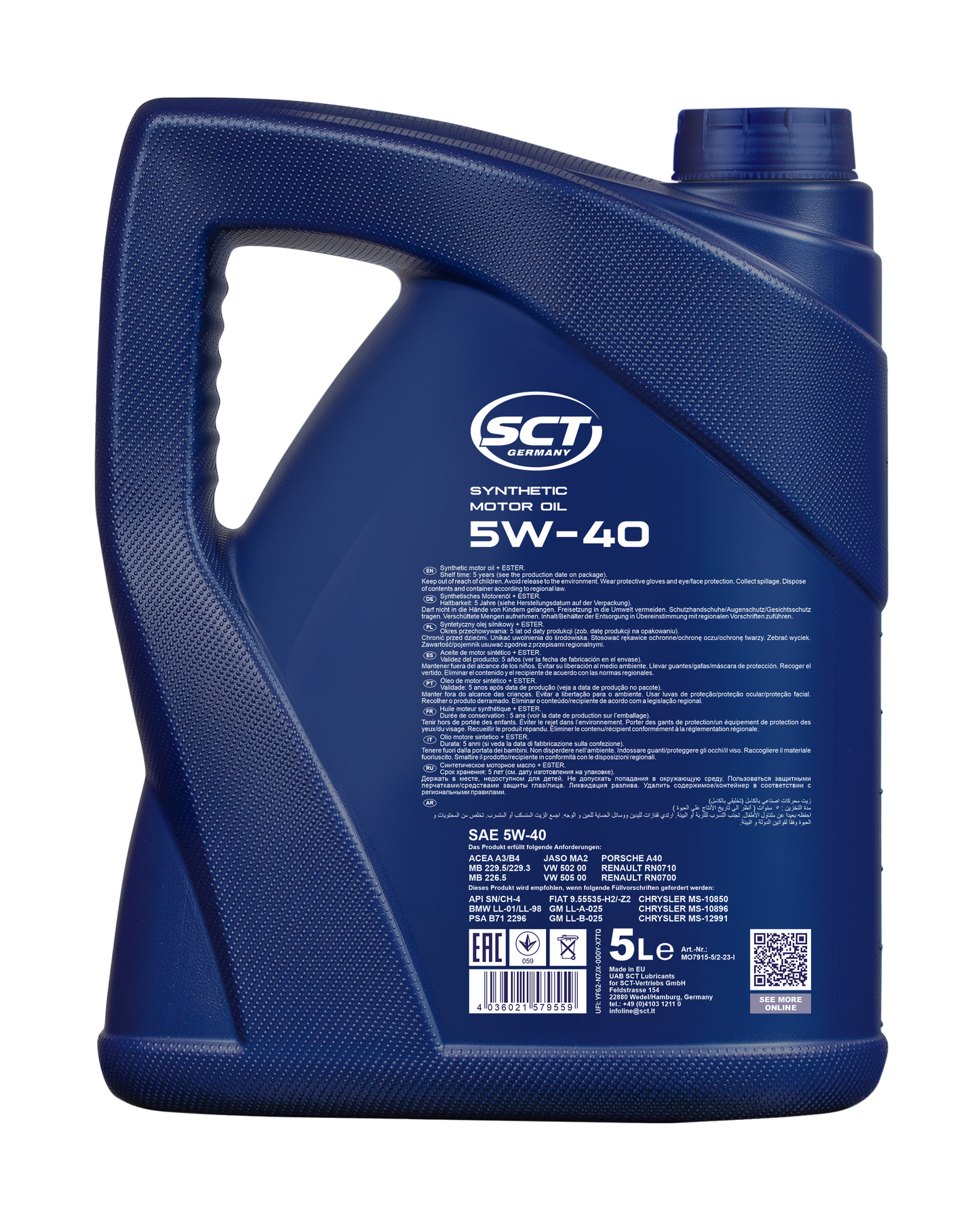 SCT Germany 5W-40 SN/CH-4 5L